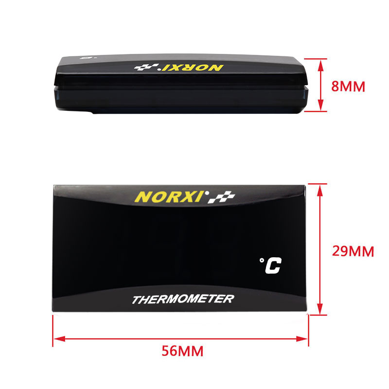 Thermomètre de moto, température de l'eau, mini-mètre pour XPrévention 250 300 NMAX CB 400 CB500X, capteur, jauges de thermomètre