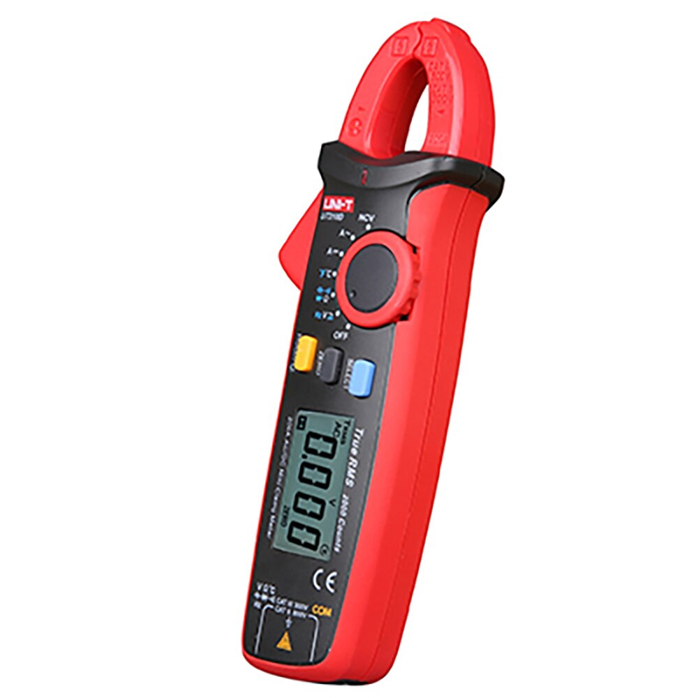 UNI-T UT210D Digital Clamp Meter True RMS Voltage Resistance Capacitance Multimeter Temperature Measure Auto Range Tester