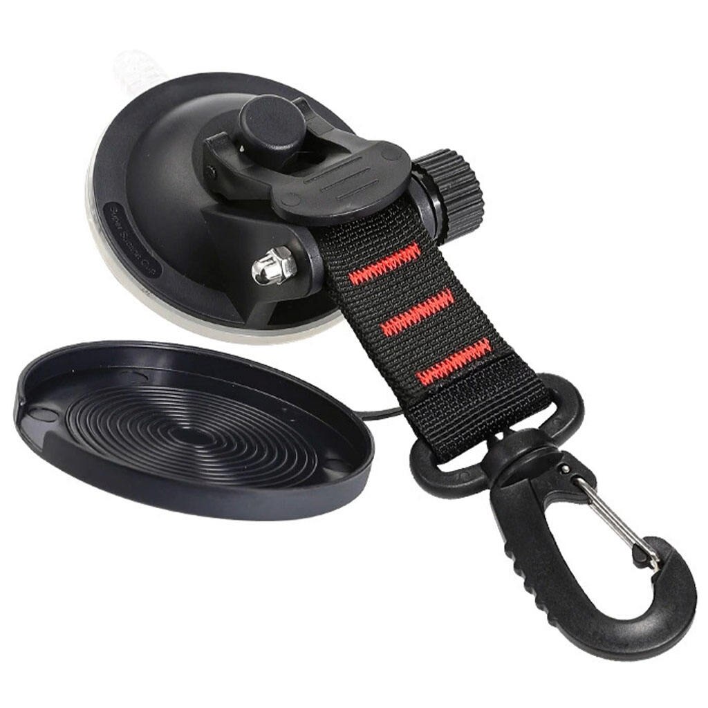 Heavy Duty Max 10 kg Car Boat Camping Suction Cup Anchor with Hook, Wall Mount