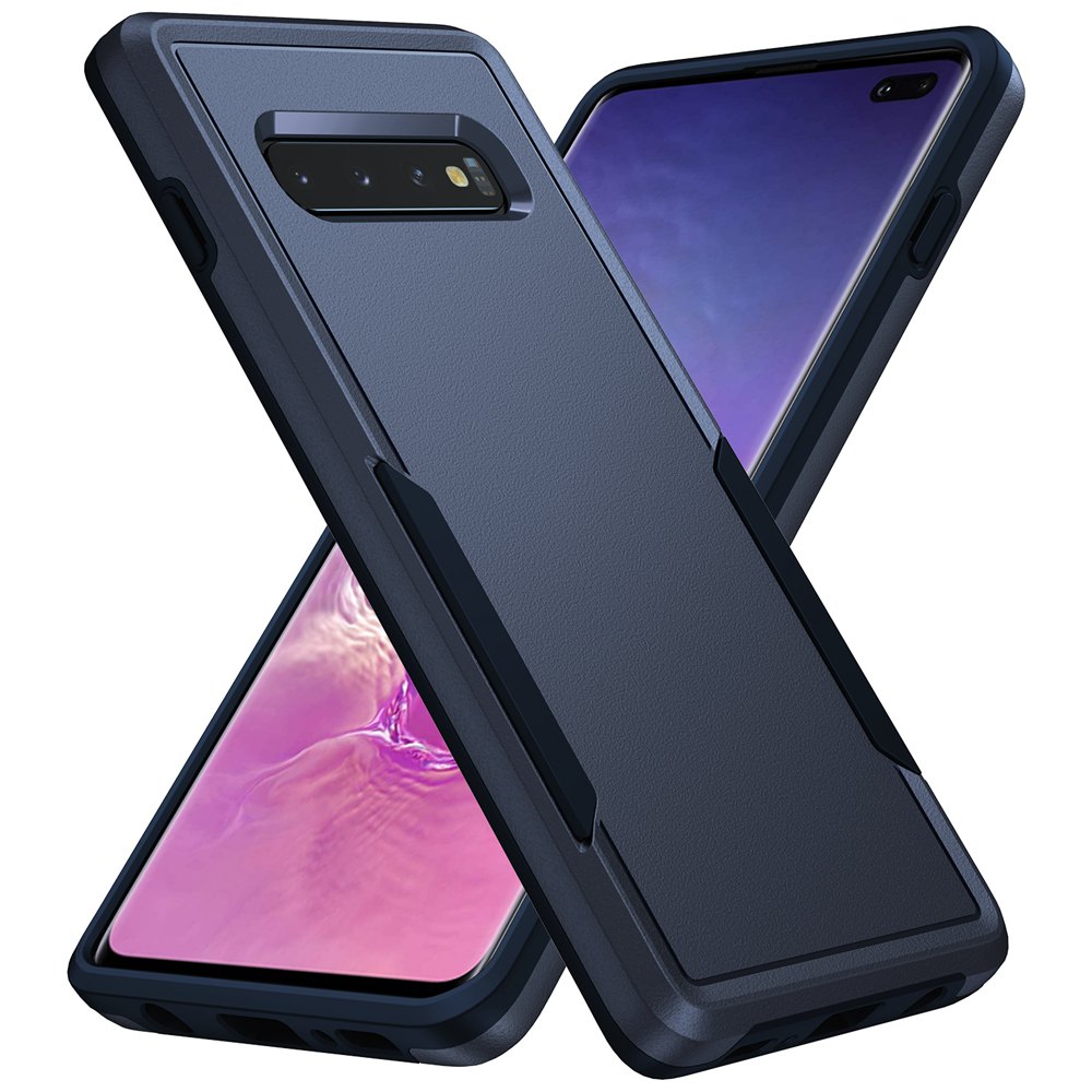 Galaxy S10 Plus Case Shockproof Hybrid Case Dual Layer Hard Cover for Samsung Galaxy S10 Cases: Acrylic / Blue
