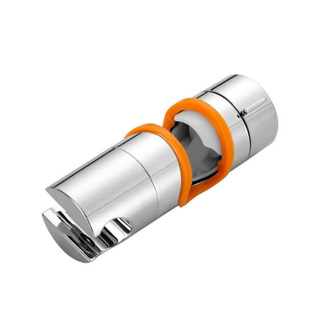 Verstelbare 18-25Mm Douchekop Houder Douchekop Slider Houder Douchekop Rail Slide Beugel Badkamer Accessoires 360 ° Rotatie: orange
