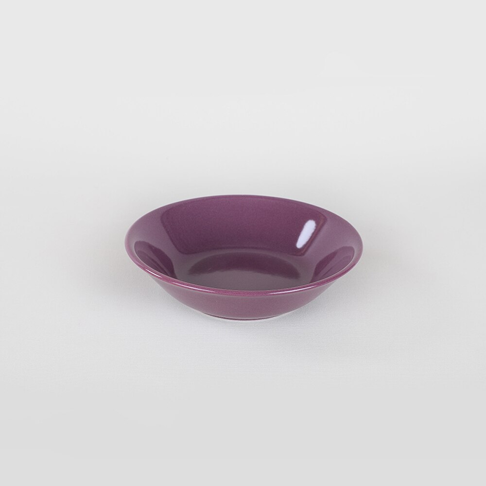 Keramika Ceramic -Set Hitit Dinner /Salad Plate 18 cm 6 Prc - Purple plate, dinner plate, deep plate, purple
