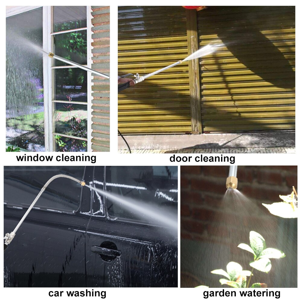 Jet Car Washer Power Magic High Pressure Wand Watering Spray Sprinkler Cleaning Tool Cleaner Watering Lawn Garden