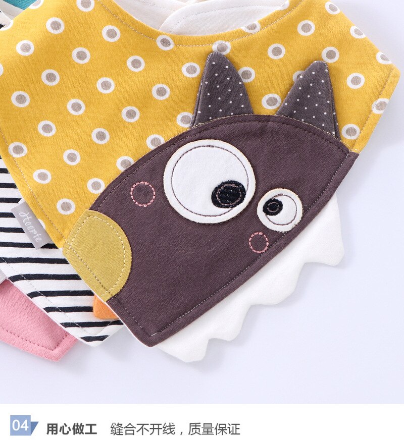 Baby Slabbertjes Bandana Katoen Cartoon Dier Kwijlslab Baby Jongens Meisjes