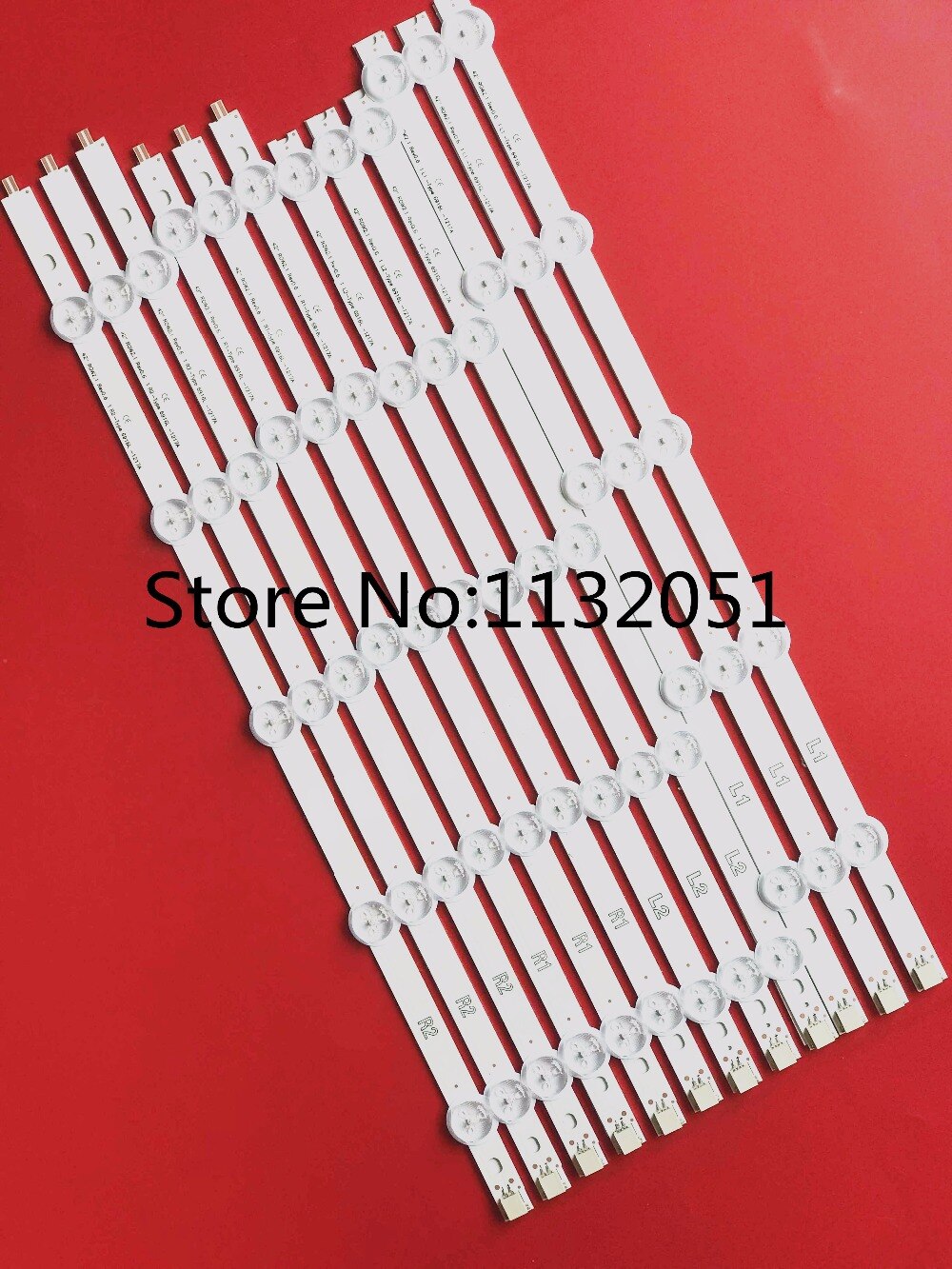 Rétro-éclairage led écran 1 set = 10 pièces original 42 "ROW2.1 E74739 6916L-1214A 6916L-1215A 6916L-1216A 6916L-1217A 1338/1339/1340/1341A