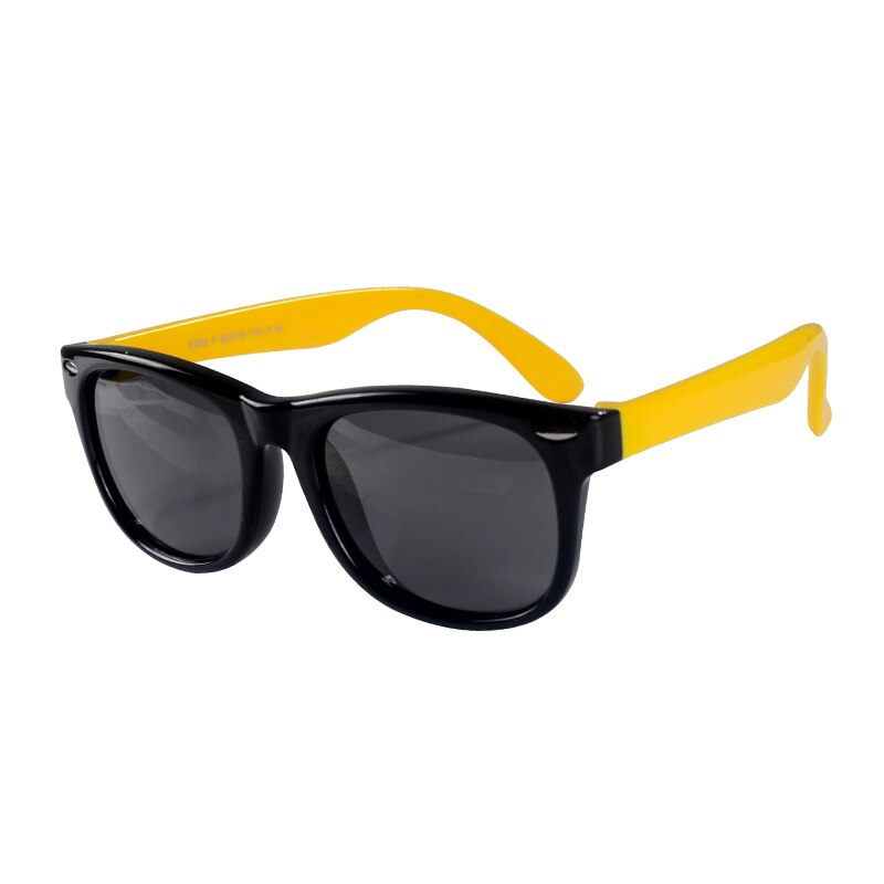 Gafas de sol polarizadas para niños, niñas, gafas de silicona ultrasuaves, gafas de sol de seguridad para bebés y niños, gafas UV400 5S: 802-12