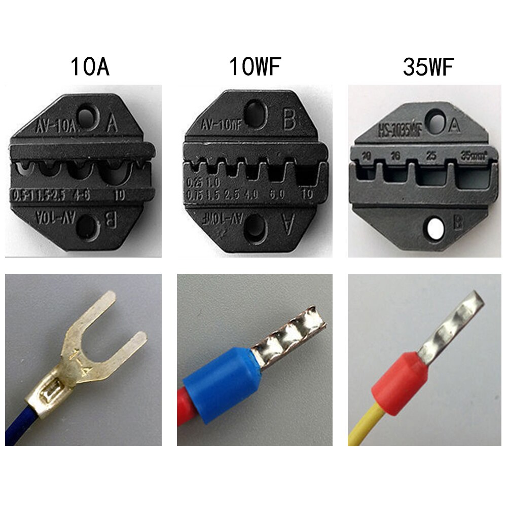 Crimping pliers jaws HS-03BC / 30J / 40J / 10A / 10WF / 35WF / 103 / 256N / 06WF2C / 05H for Crimping Terminals