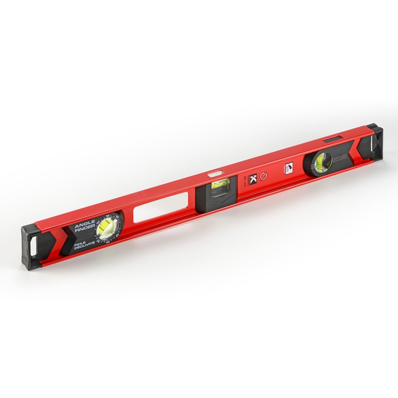 Regla de medición de nivel de aleación de aluminio KAPRO 40/60/80 CM con ángulo de burbuja de nivel de rotación de 360 grados herramienta buscador