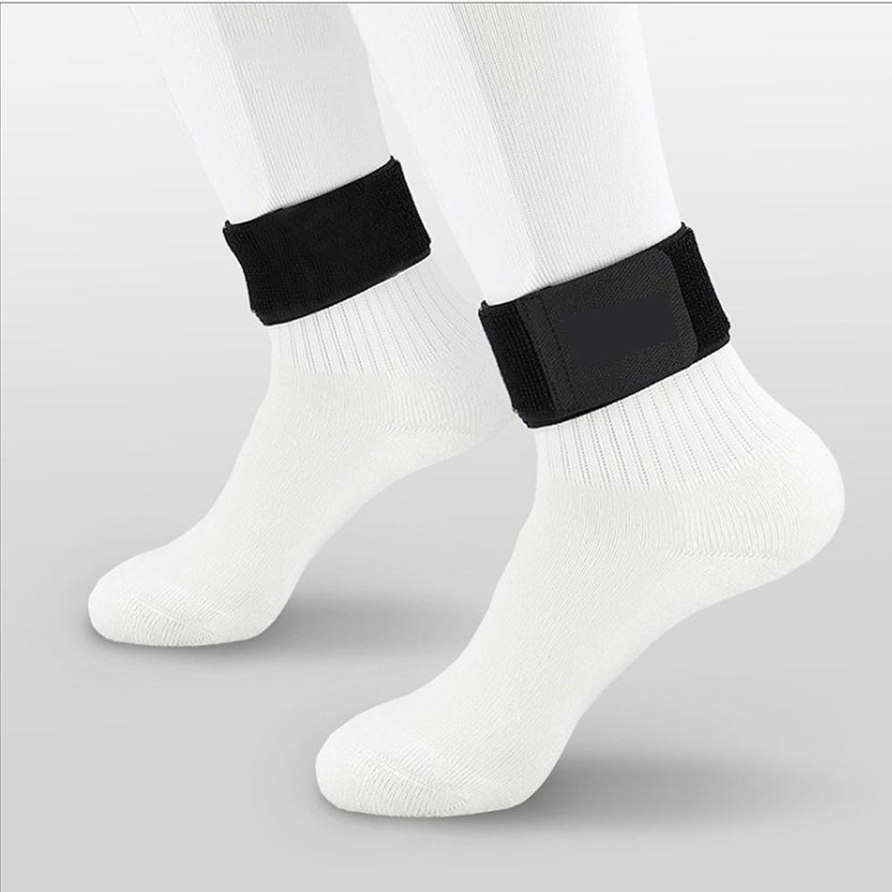 1 Paar Voetbal Shin Guard Blijven Vaste Bandage Tape Scheenbeschermers Voorkomen Off Verstelbare Elastische Sport Bandage