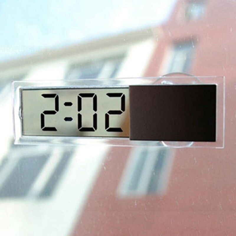 Lcd auto digitale klok auto raamthermometer celsius fahrenheit auto digitale klok auto accessoires