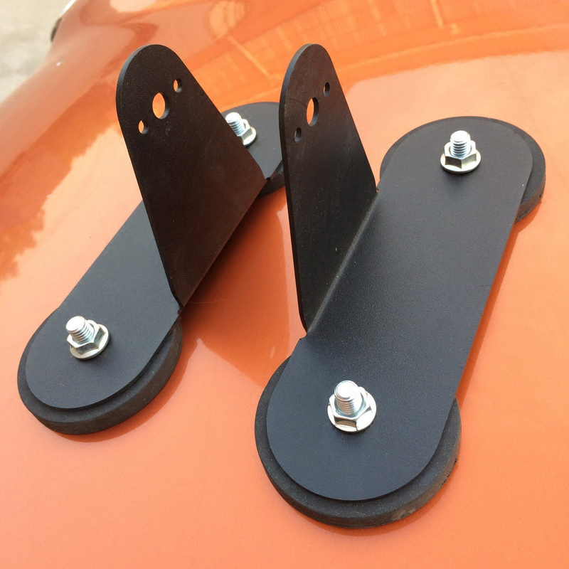 Billys magnet takkrok ledet bar brakett gummi magnetisk billampe holder ledet stråle suger stativ til arbeidslys / offroad bar