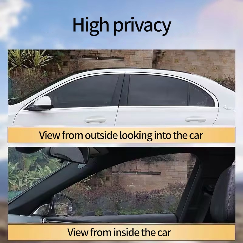 50 x 300/600cm autofenster-tönungsfolie, 1/5/15 % lichtdurchlässigkeit, sonnenschutzfolie, sichtschutzfolie, anti-einblick-aufkleber, vinylfolie, tönungsfolienrolle