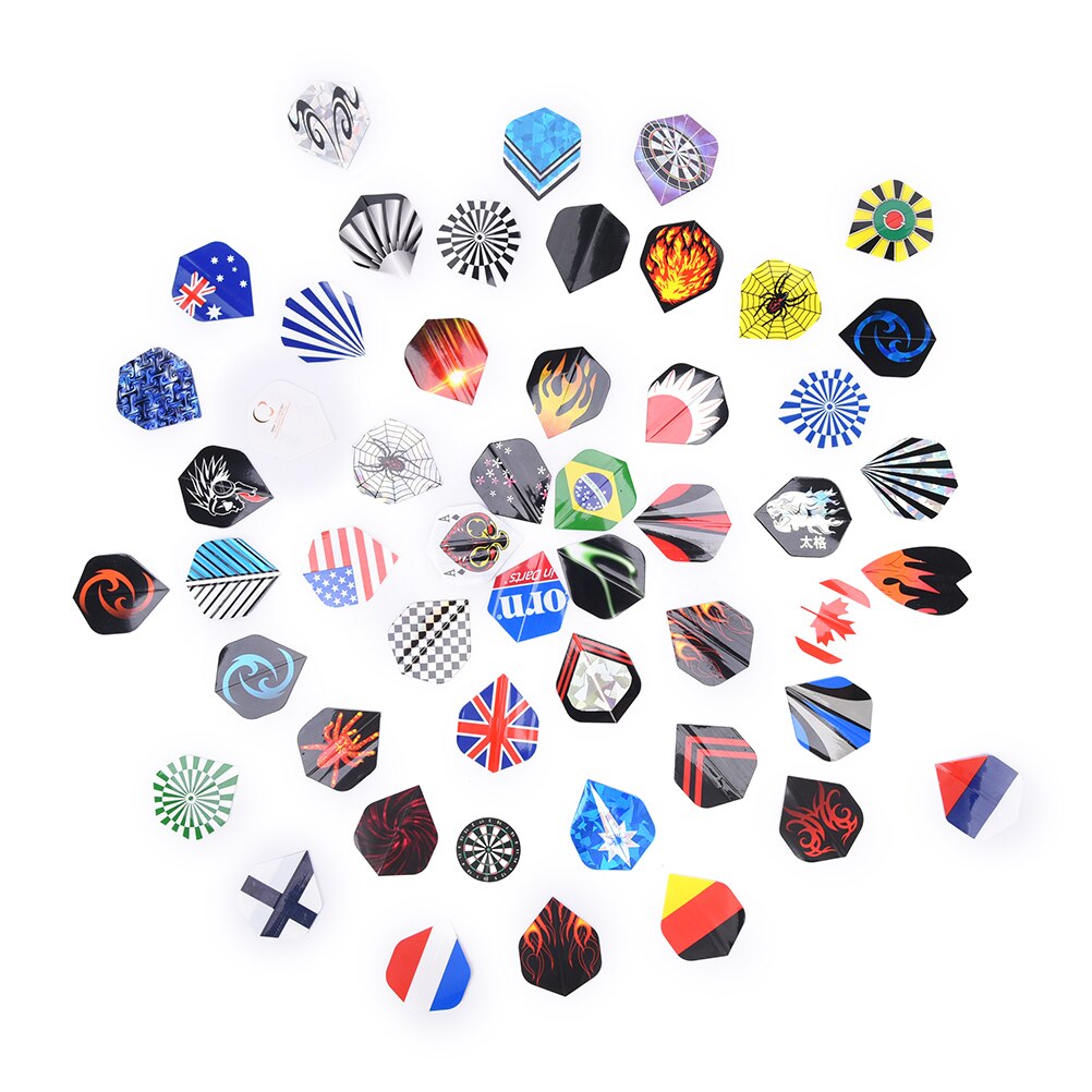 150 Stuks Dart Flights In 50 Soorten Patronen Zeldzame Darts Fin Veer Waarde Vluchten Accessoires