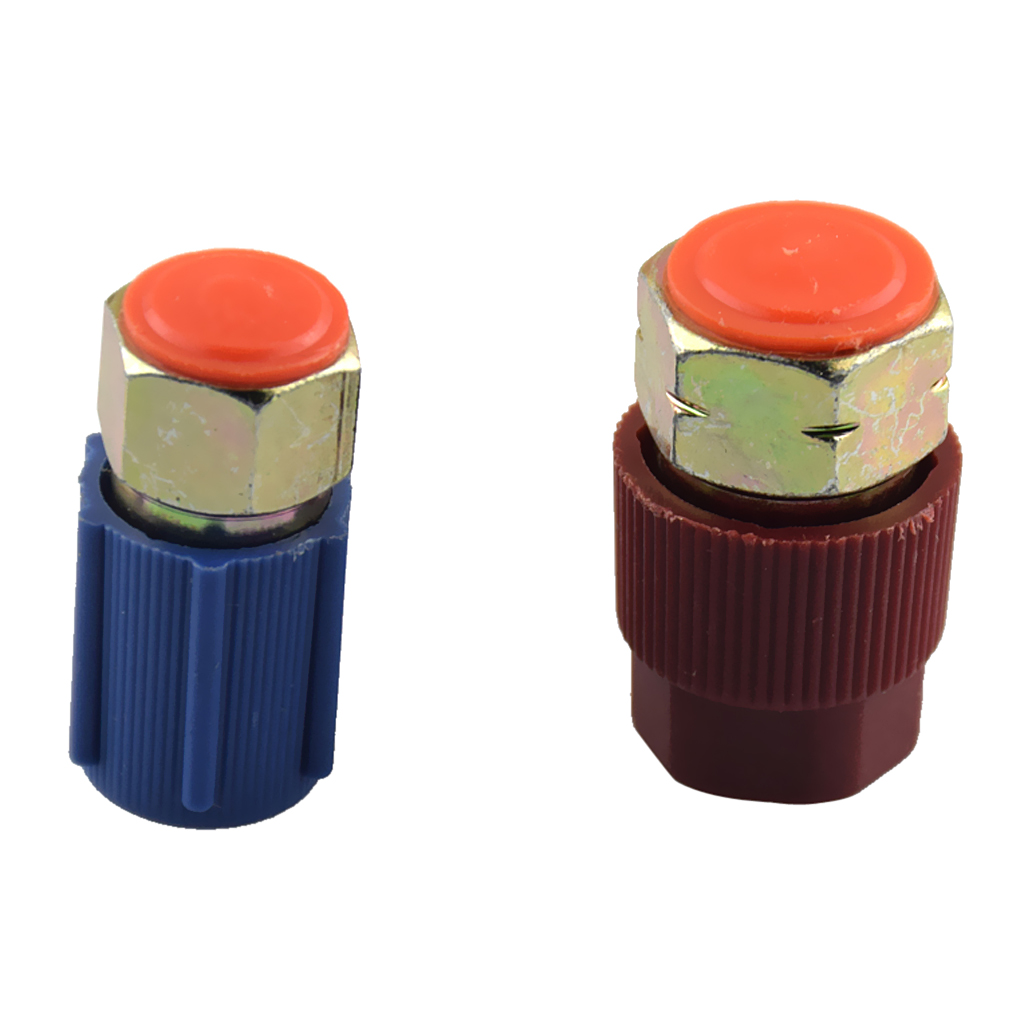 4 Pieces Car R12 to R134 A/C High &amp; Low Side Coupler Connectors Adapter