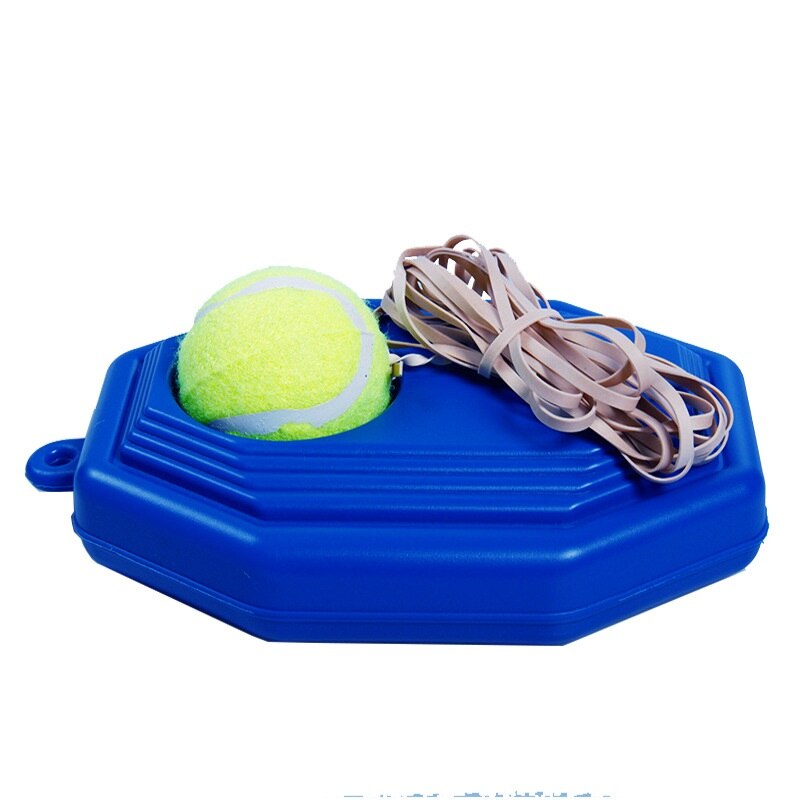 Pelota de rebote para entrenador de tenis con tablero de base de cuerda, amortiguador de tenis para autoestudio, herramienta de entrenamiento, equipo de ejercicio