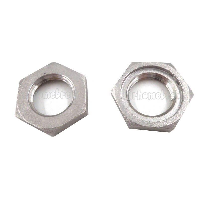 5pcs/lot Homebrew Hardware 1/2" Female Stainless Lock Nut,304 stainless steel Female Lock Nut 1/2" BSP