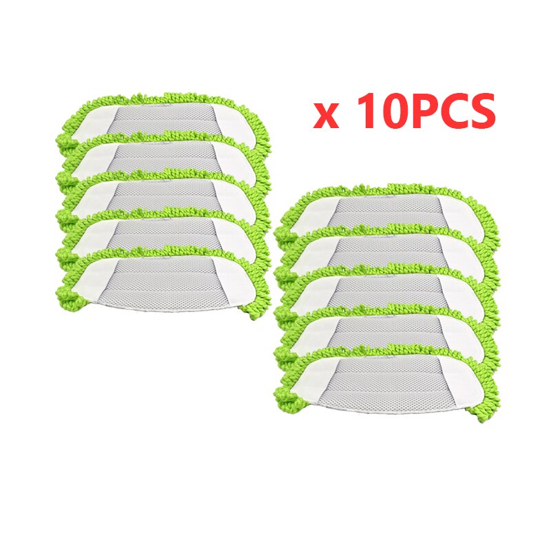 32mm 35mm inner dia Microfiber Floor Brush Smart Care Brush Household Vacuum Cleaner brush Head Universal Cleaner Accessories: 10-moppads