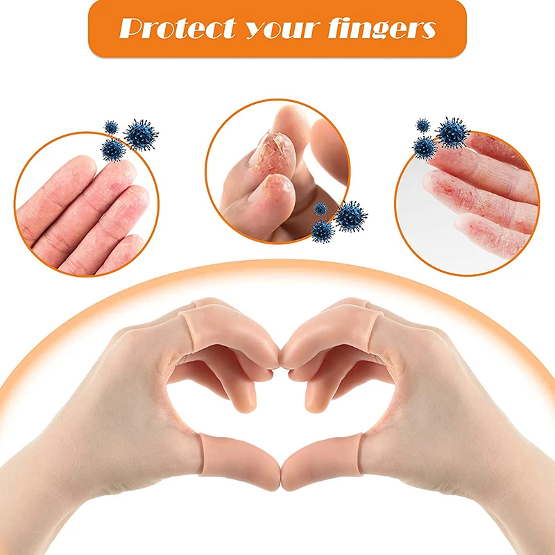 10 Stuks Siliconen Teen Separator Vinger Protector Applicator Zachte Maïs Eelt Remover Bunion Corrector Pedicure Gereedschap Voetverzorging Tool