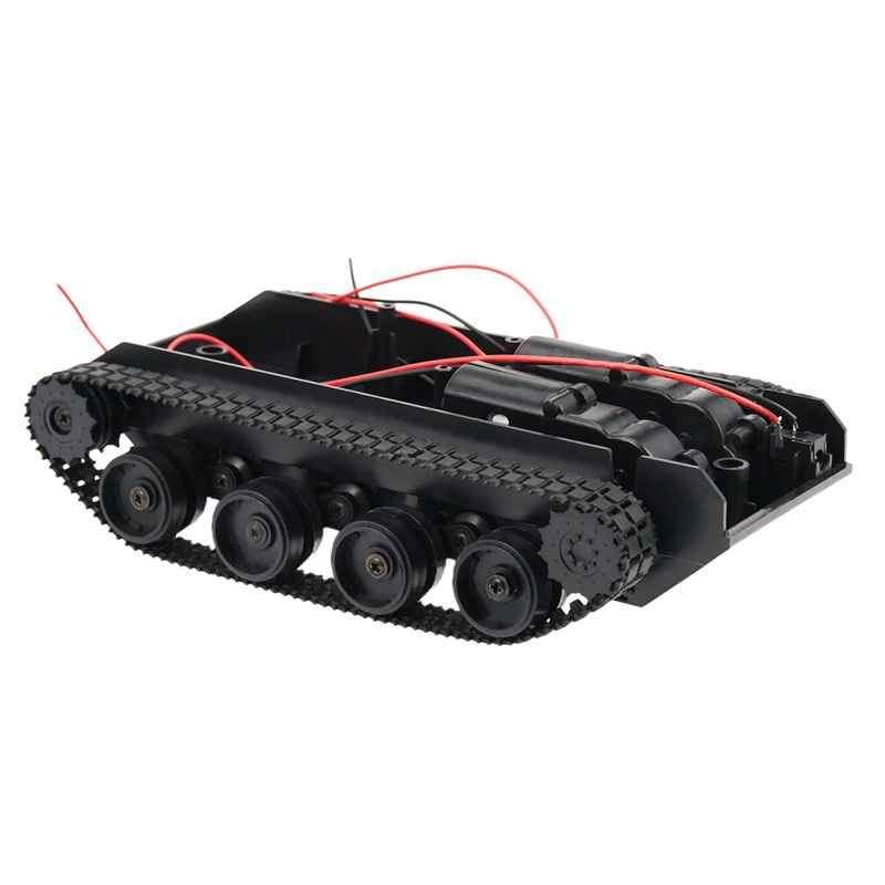 2X Rc Panzer Clever Roboter Panzer Auto Chassis Bausatz Gummi Spur Raupe Für Arduino 130 Motor- Diy Roboter Spielzeug Für freundlicher