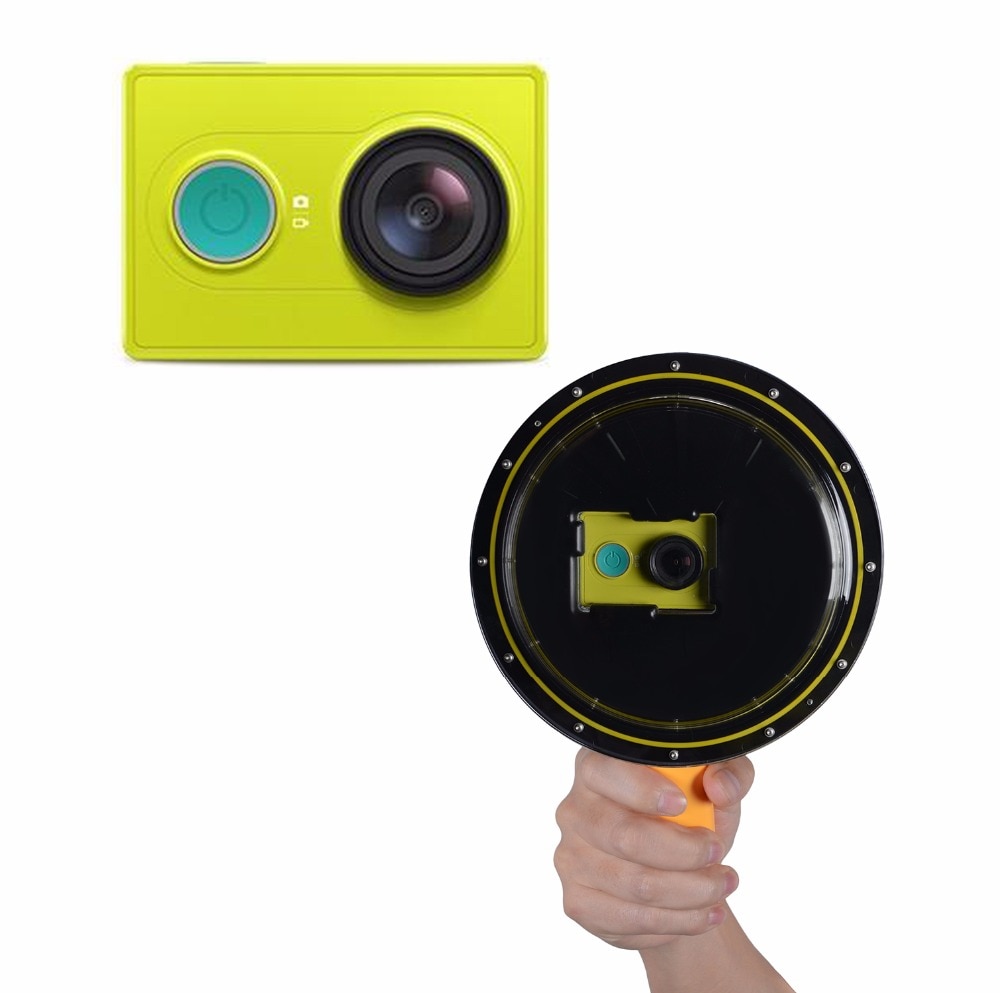 Suptig-cubierta de puerto de domo para Cámara de Acción, accesorio impermeable, General(60x43,2X42mm), 6 &quot;, para GoPro Hero4 3 + 3 SJ4000 Session Eken h9r