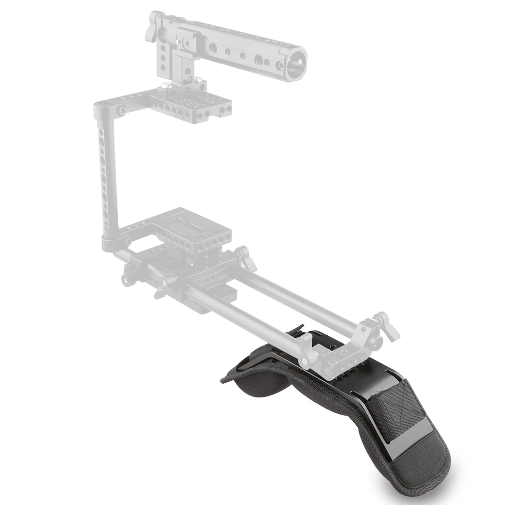 CAMVATE-hombrera Universal para cámara DSLR, plataforma de hombro con espuma de memoria cómoda y orificio de rosca 1/4 3/8, para videocámara