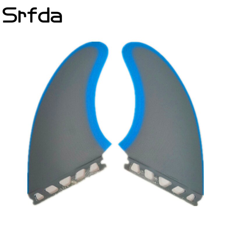 Srfda , aletas de fibra de vidrio GFK 2 unids/set XXL, aletas de surf de tamaño doble para caja futura, aleta de surf: Default Title