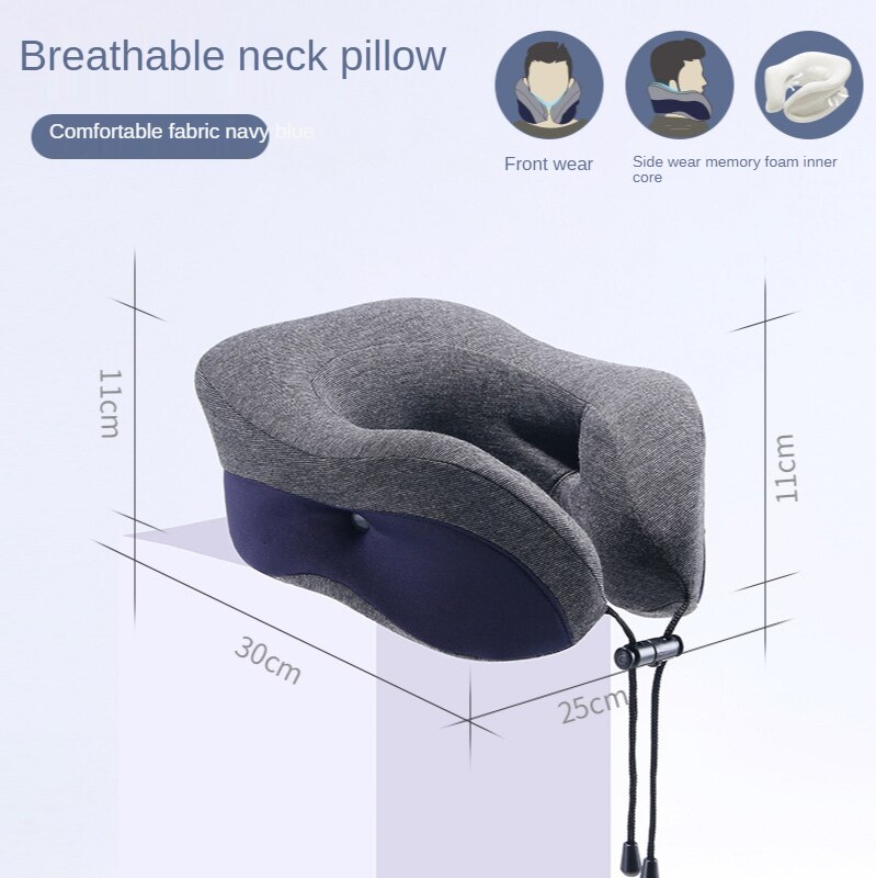 U Shaped Breathable Travel Pillow Portable Neck Car Plane s Stretcher Ring Bearer