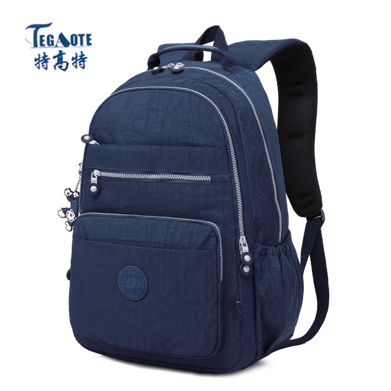 TEGAOTE , Mochila para chicas adolescentes, Kipled, mochilas de nailon, Mochila femenina, Mochila de viaje para mujer, Mochila escolar, bolsa para mujer