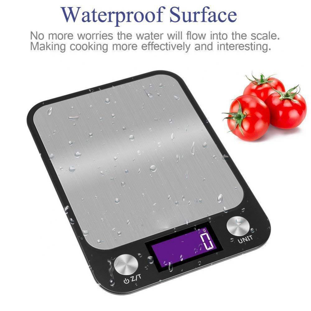 Digital Scale Ultra Thin Digital Electronic Weight Scale LCD Display Kitchen Digital Scale Measure Tool