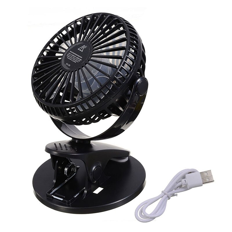 Draagbare Kleine Desk Usb 4 Blades Cooler Cooling Fan Usb Mini Fans Bediening Super Mute Stille Climp Clip Op Fan