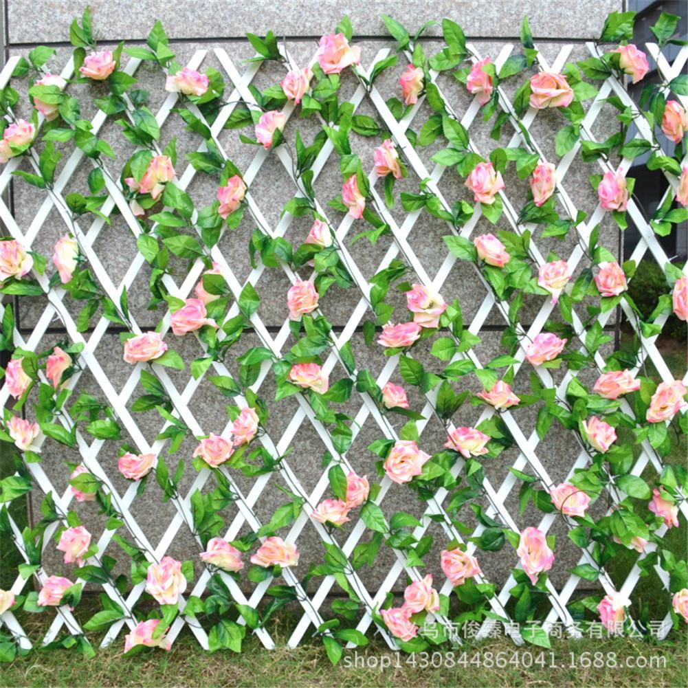 Kunstig have plante hegn udvidelig beskyttet privatliv skærm udendørs indendørs brug baghave hjem indretning grønne vægge have