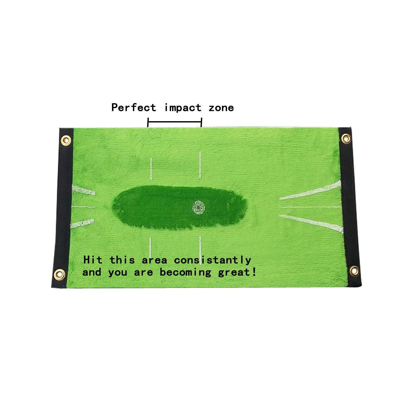Golf Training Mat Swing Detectie Batting Mini Golf Praktijk Training Aid Game Golf Training Mat En 4Pc Klinknagels Games
