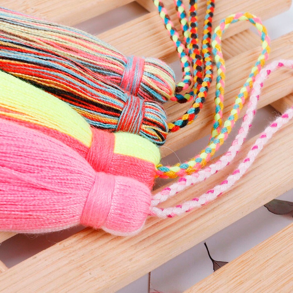 4 stuks/partij 18cm lange zijden kwastjes franje rand kwastjes rand kwastjes voor gordijnen accessoires doe-het-zelf
