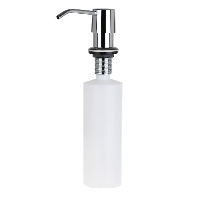 300ml sæbedispenser indbygget installation lotion pumpe flydende vaskemiddel arrangør plast sanitizer beholder