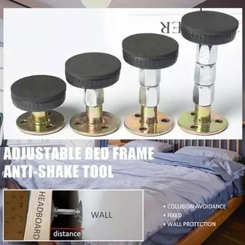 Adjustable Bed Frame Shockproof Tool Anti-shake Tool Threaded Support Wall Telescopic For Room