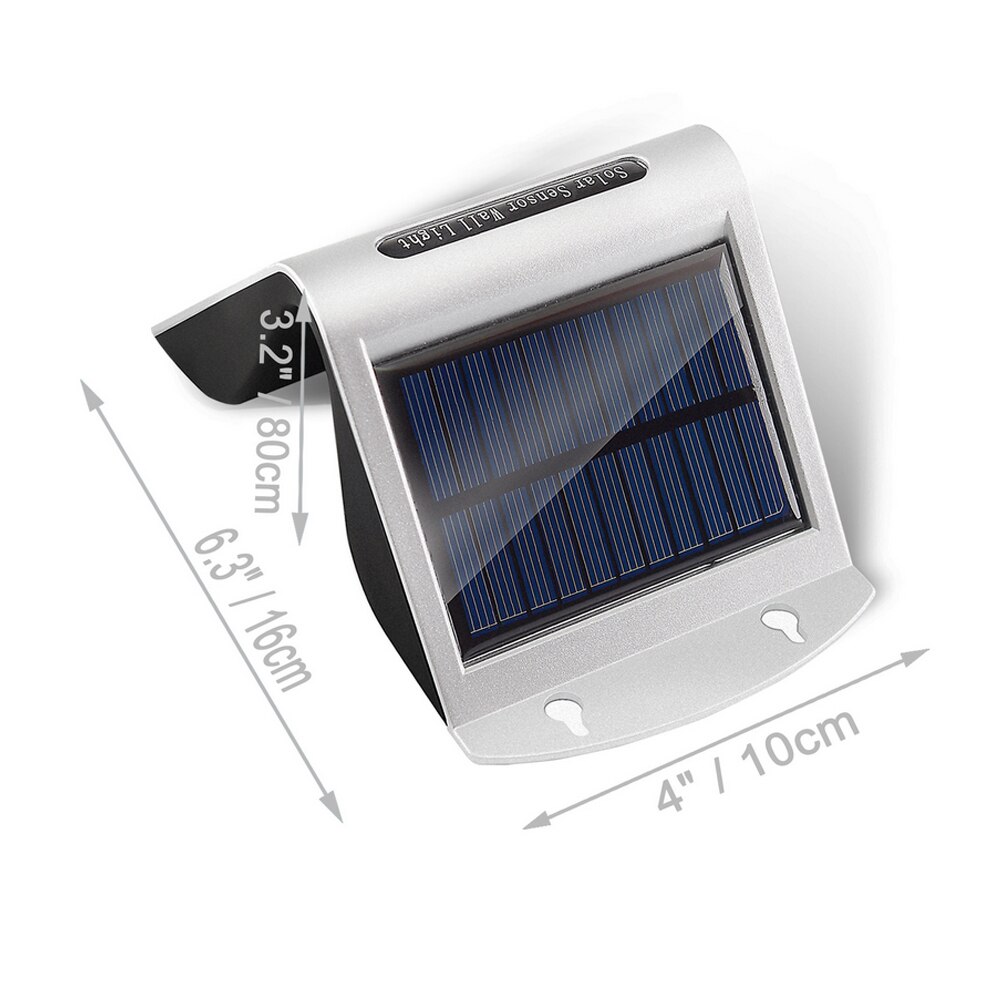 Solar Lights Solar Sensor Wall Lights IP65 Waterproof Sensor Activated Auto On/Off for Garden/Courtyard/Gate/Balcony