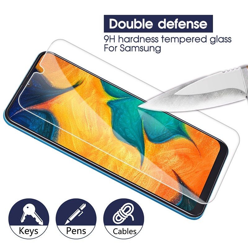 9H Hd Volledige Gehard Glas Voor Samsung Galaxy A30 A50 A10 A70 A40 A20 A80 A90 A60 A7 s10e A71 A51 A50S A30S Screen Protector