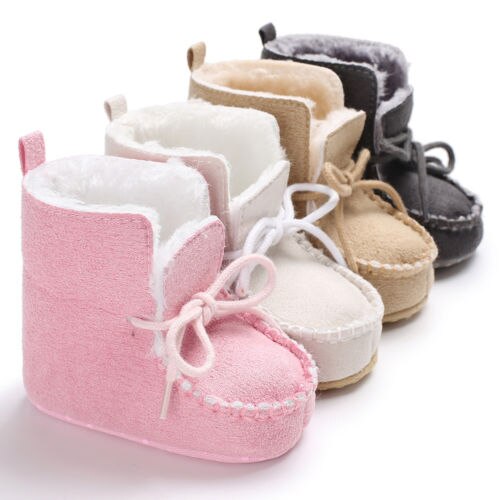 Infant Baby Boys Girl Soft Sole Mocassins Snow Bootes Prewalker Kids Toddler Girls Newborn Non-slip Winter Warm Mocassins Shoes