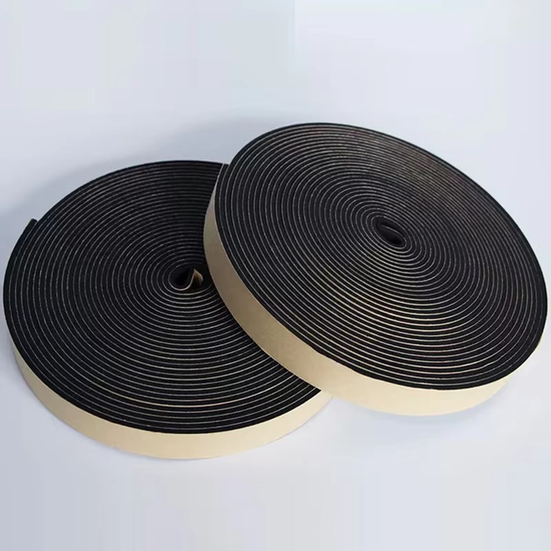 2-10M Foam Strip Strong Backing Adhesive Self-Adhesive Sponge Strip Sound Insulation Anti-Collision Sealing Rubber Strip