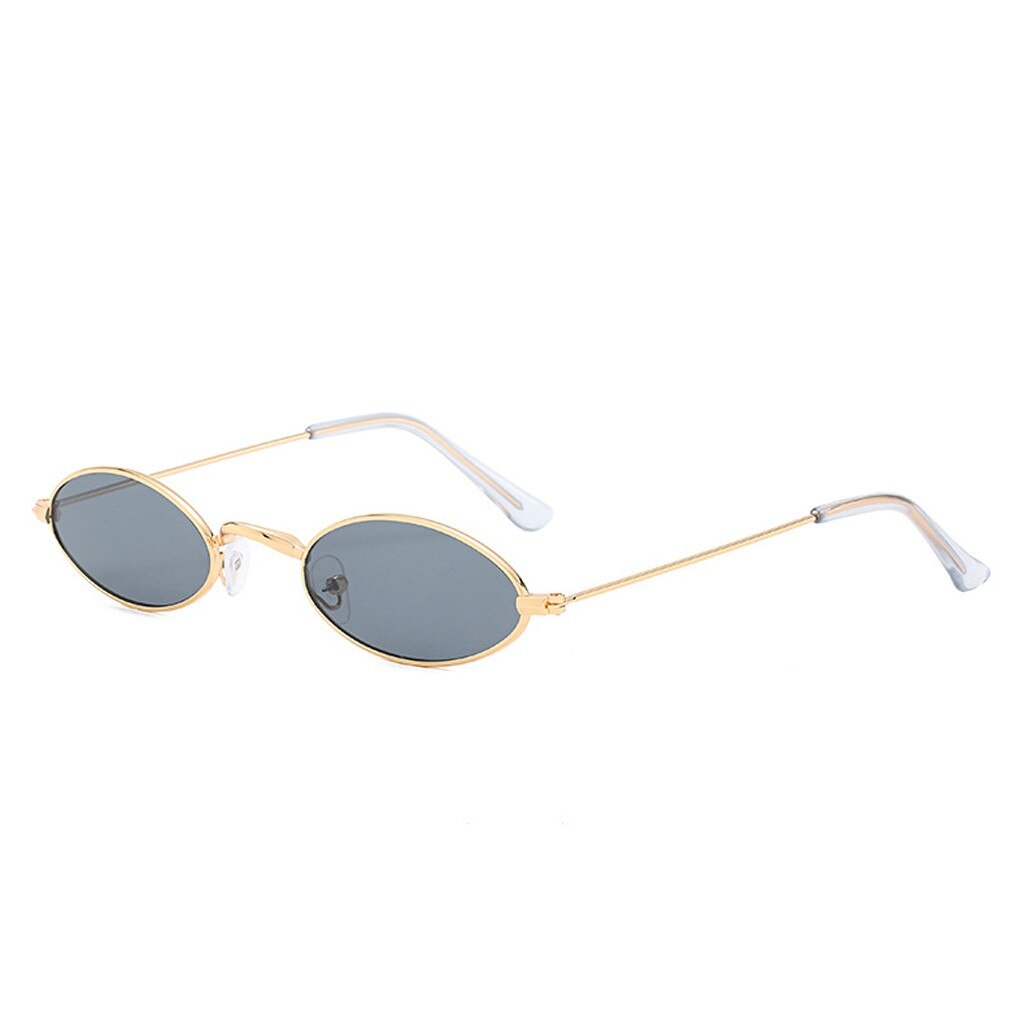 Classic Retro Frame Oval Sunglasses Women Brand Vintage Travel Sun Glasses For Female Trendy Sun Glasses Shades Female: B