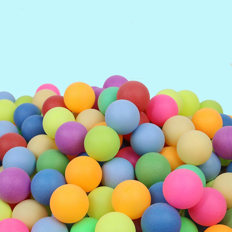 En pakke farvet bordtennis antal bolde 40mm bordtennis underholdning lotteri blandede farver til spil og aktivitet reklame