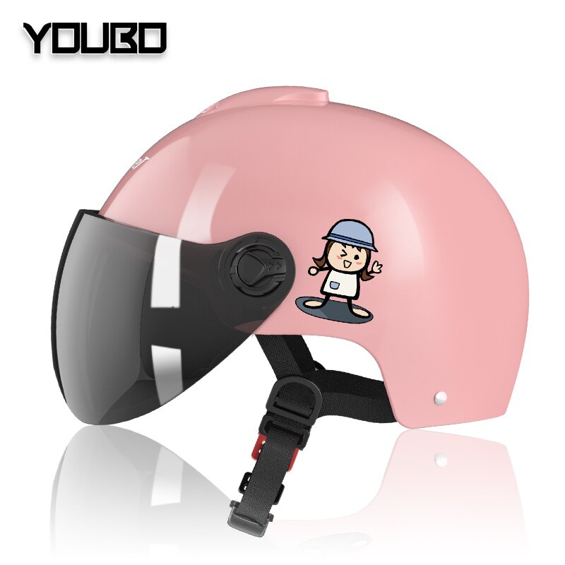 Children&#39;s Electric Motorcycle Helmet Men Women Children Summer Seasons Sunscreen General Full Face Helmet: 14
