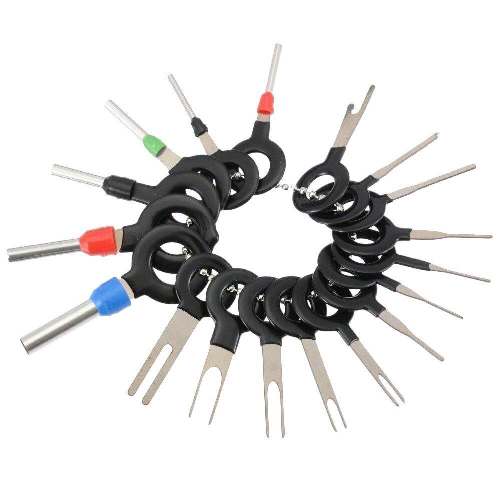 36/18pcs Automotive Plug Terminal Remove Tool Set Key Kit Electrical Crimp Car Pin Extractor Connector Wire Accessories X3B0: 18pcs