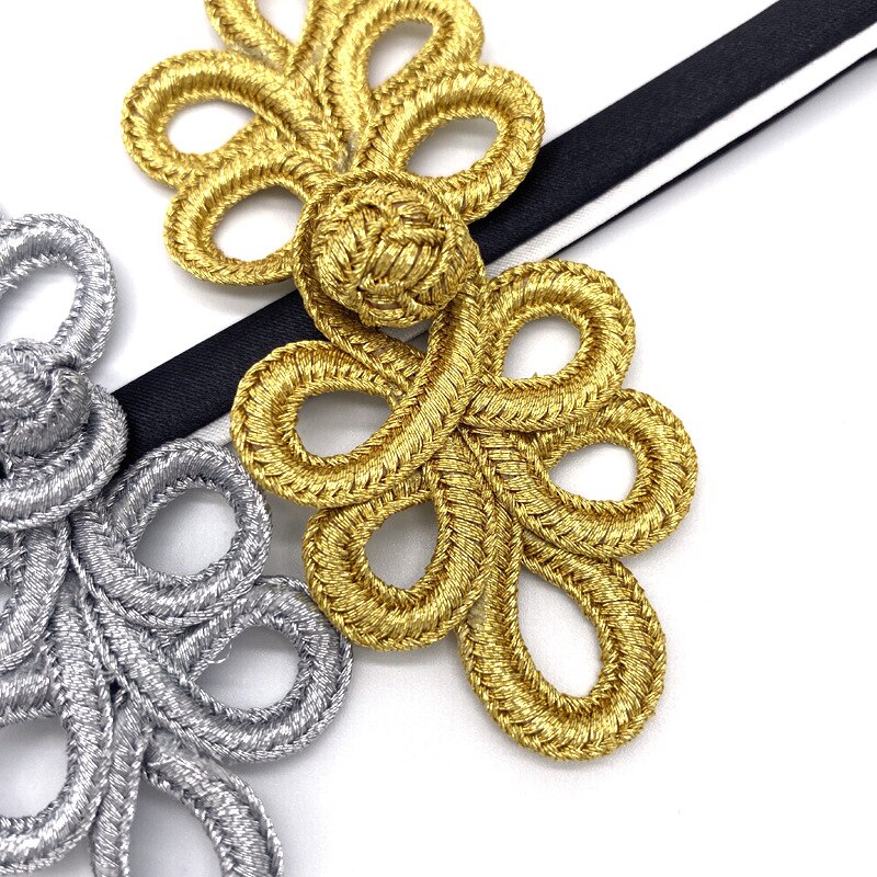 10 par kinesiske håndlavede cheongsam-knapper knudelukninger gør-det-selv syning