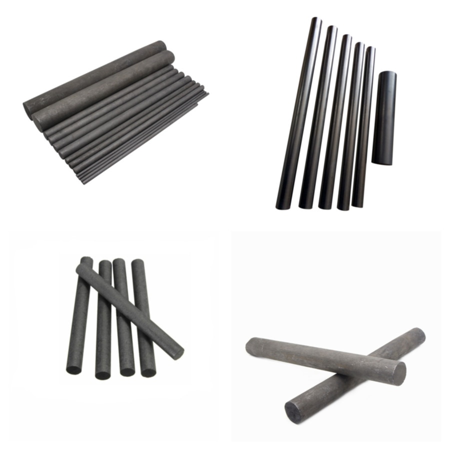 Barre d&#39;électrode en Graphite à 99.99% de carbone, cylindre d&#39;électrode en Graphite 3-18mm x 100mm, résistance à la Corrosion, enseignement conducteur, 5 pièces/lot