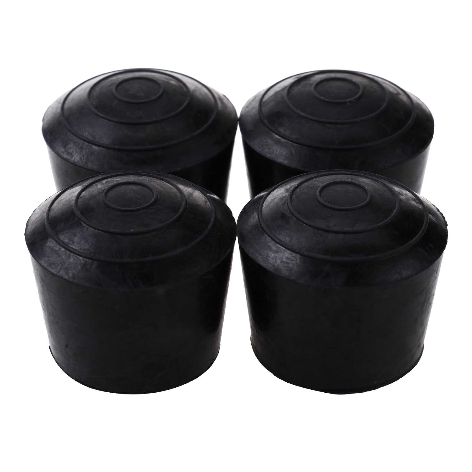 12 Rubber Feet Cups Anti Slip Non Vibration Furniture Pads Table Chair Legs Caps Protectors Stool Tube Plugs Covers Floor Guard
