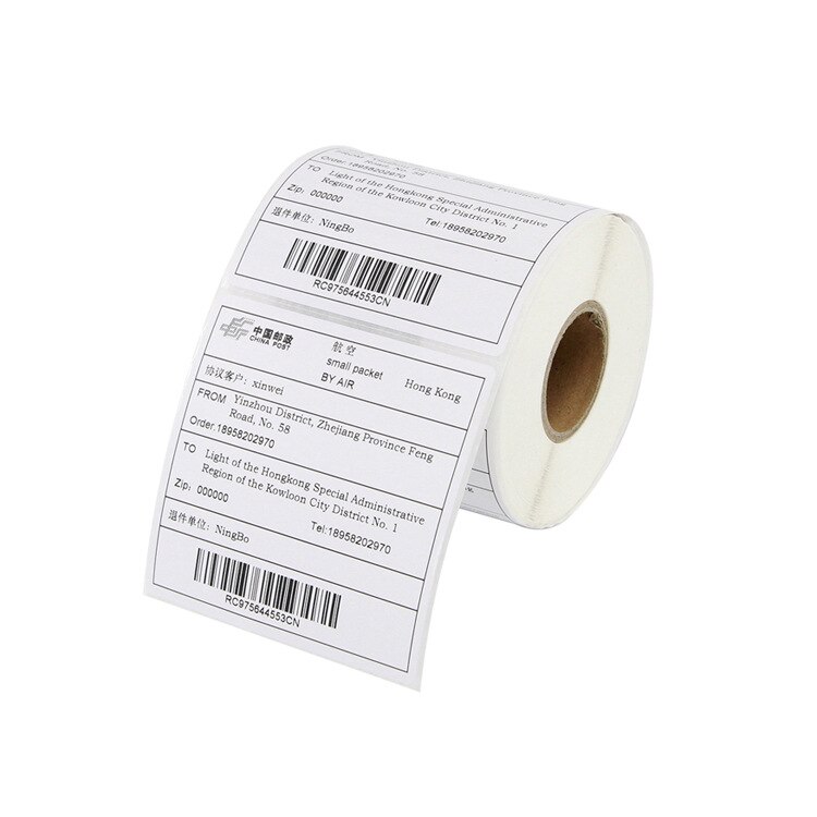 Waterdichte Zelfklevende Etiketten Blanco Naam Sticker Thermische Etiketten Sticker Papier Pakket Labe Supermarkt Prijs Lege Tag