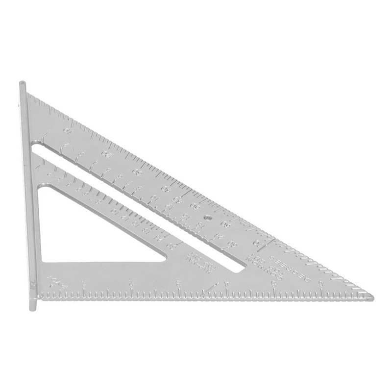 7inch Aluminum Alloy Measuring Right Angle Ruler Woodworking Tool