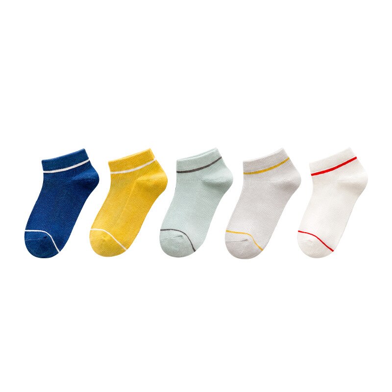 Base maille coton multicolore garçon fille bébé chaussettes: 2 / 3-5Y