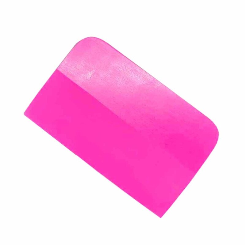 Pink Scraper Soft Rubber Car Window Squeegee Tint Tools Glass Water Wiper Vinyl Wrap Blade Auto Home Office Scraper: C